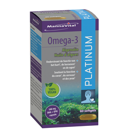 Mannavital Omega-3 algenolie
