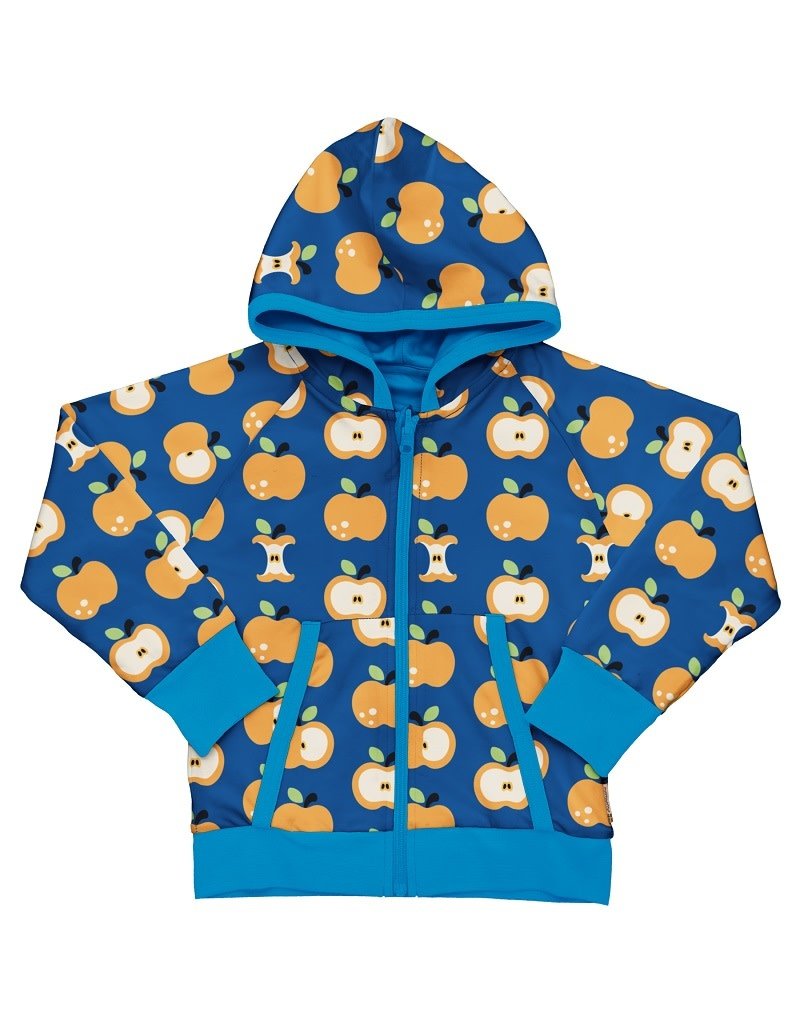 Maxomorra Maxomorra - Cardigan Hood Reversible Tales Apple (3-16j)