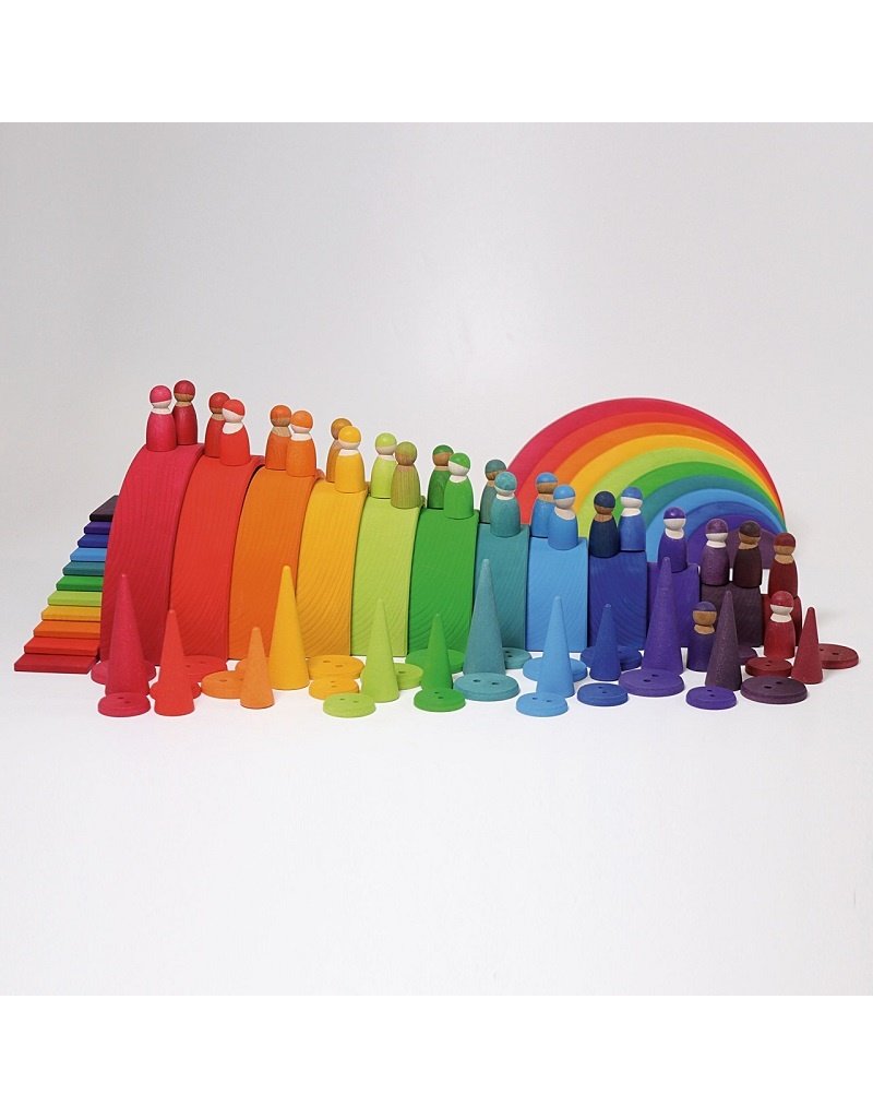 Grimm's Grimm's - Large Rainbow Buttons, 24pcs