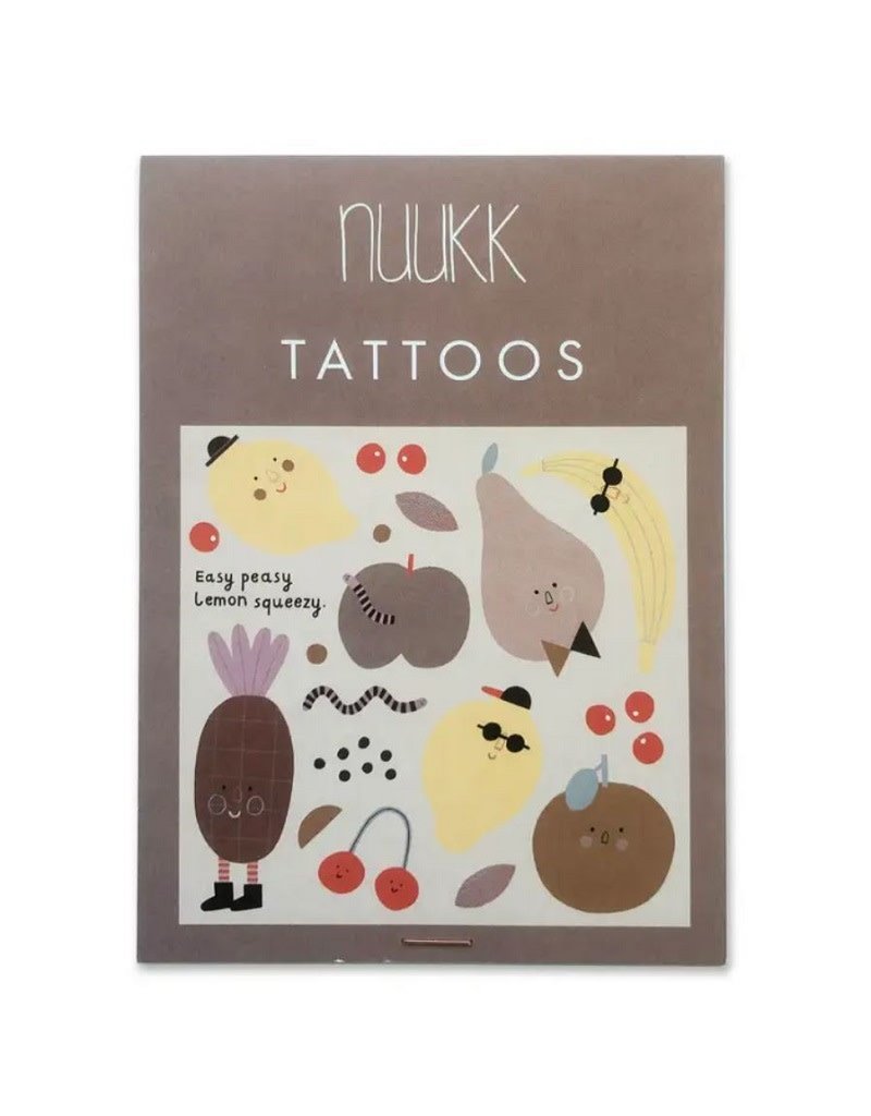 Nuukk Nuukk - Vegan tattoos, Cheeky fruits