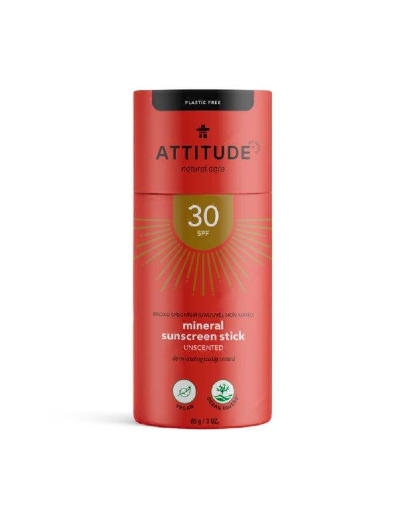 Attitude Attitude - Mineral sunscreen stick SPF30, unscented