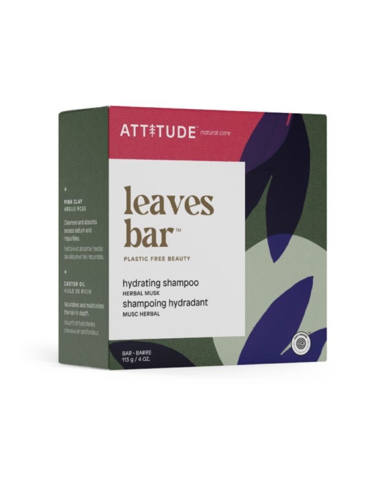 Attitude Attitude - Leaves bar hydrating shampoo, herbal musk