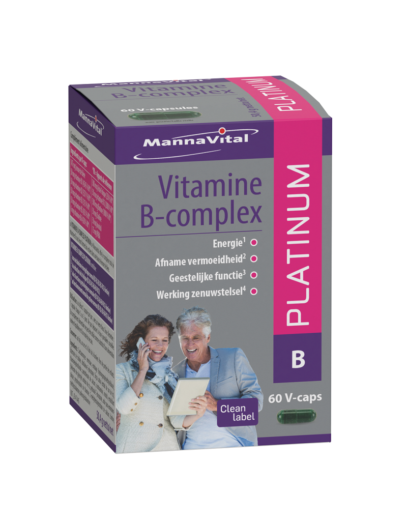 Mannavital Mannavital - Vitamine B-complex, 60 V-capsules