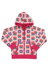 Maxomorra Maxomorra - Cardigan Hood reversible PICNIC TULIP (3-12j)