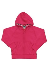 Maxomorra Maxomorra - Cardigan Hood reversible PICNIC TULIP (3-12j)