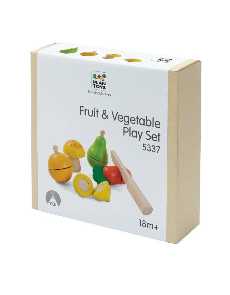 PlanToys Plan Toys - Fruit & Vegetable play set