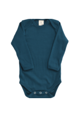 Organic by Feldman Organic by Feldman - Wrap body, ls, petrol-blue (0-2j)