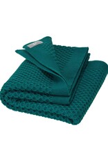 Disana Disana - Honeycomb blanket, 135x200cm, pacific