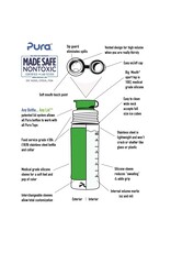 Pura Pura - Sport bottle with aqua sleeve, 325ml