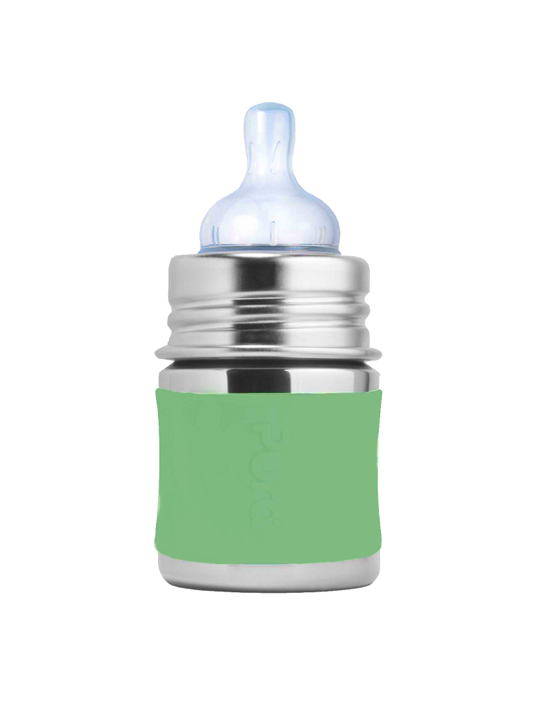 Pura Pura - Infant bottle with moss sleeve, 150ml