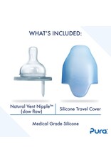 Pura Pura - Infant bottle with moss sleeve, 150ml