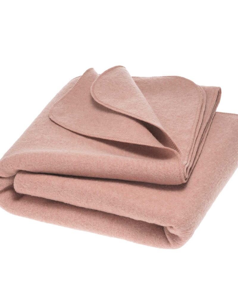 Disana Disana - Boiled wool blanket S, 100x135cm, rosé