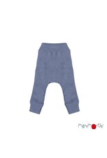 ManyMonths ManyMonths - Reversible longies, Blue mist/toasted coconut (0-2j)