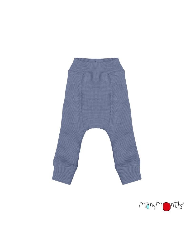 ManyMonths ManyMonths - Reversible longies, Blue mist/toasted coconut (0-2j)