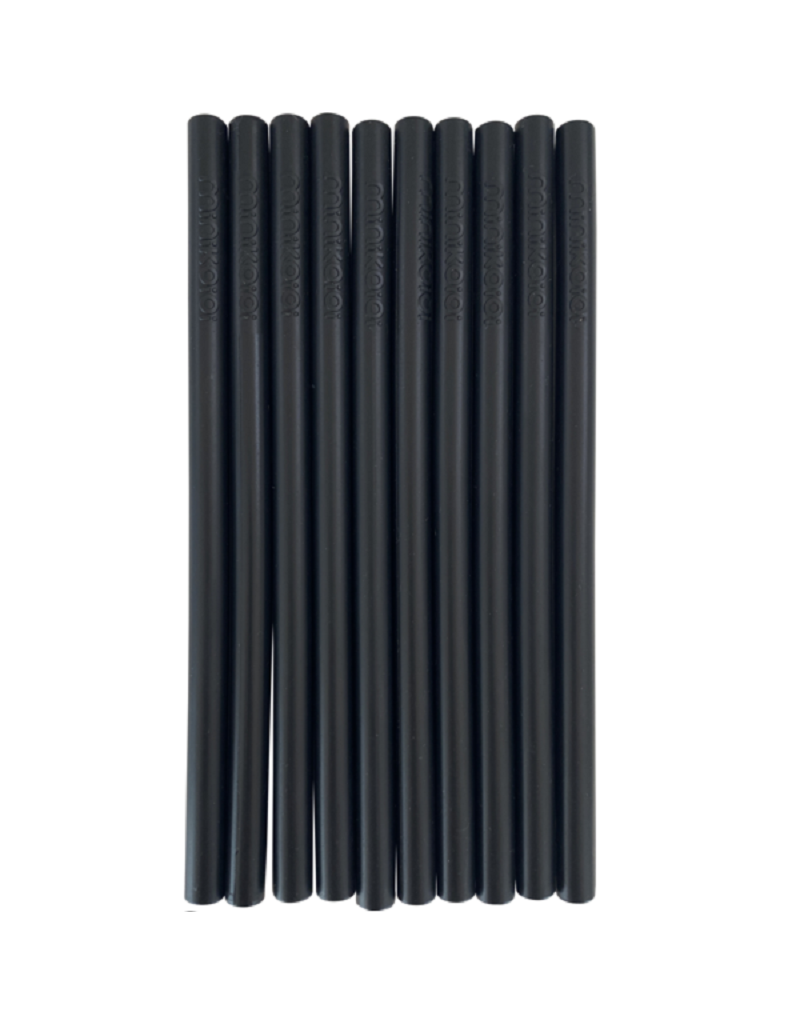 Minikoioi Minikoioi - Straws 10pcs, Bitter black