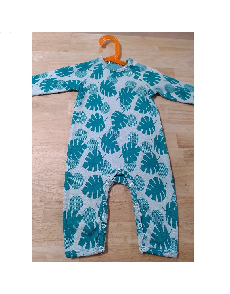 Lily Balou Lily Balou - Babysuit Gerard, palm leaves (0-2j)