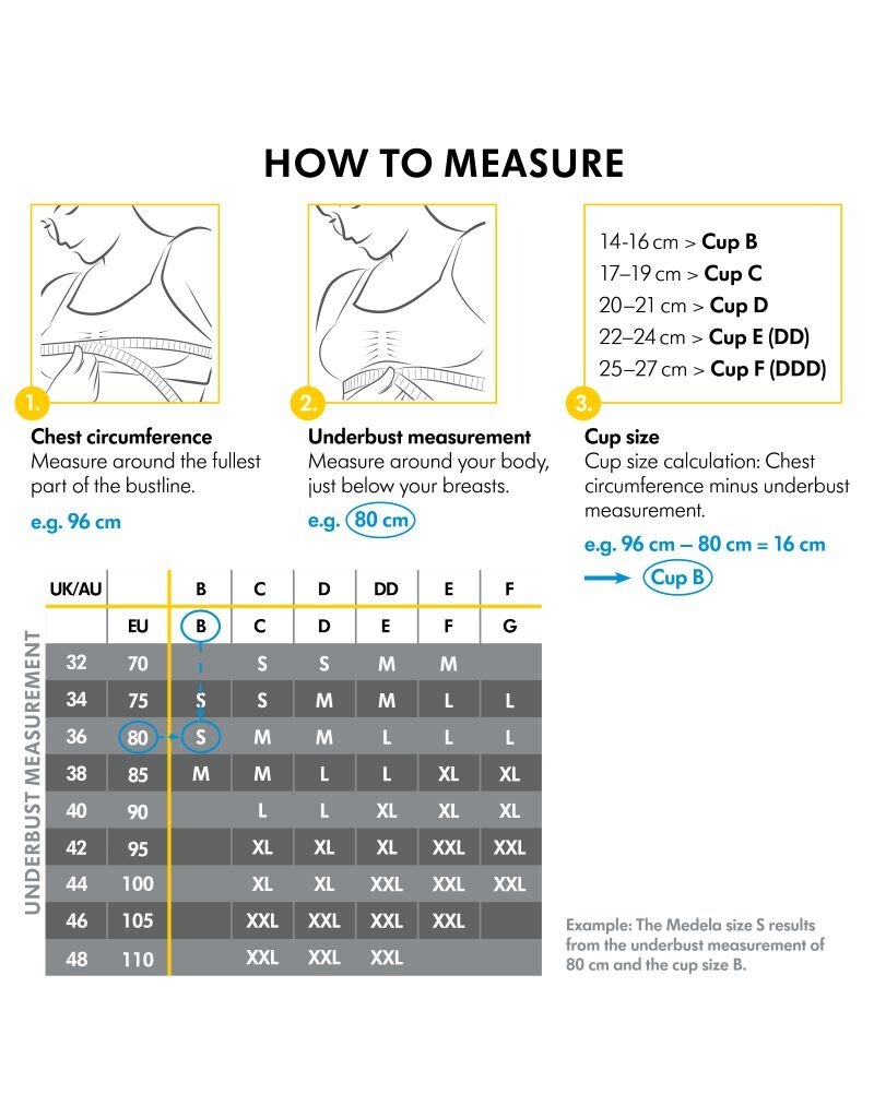 Medela Medela - Keep Cool Sleep zwangerschaps- en voedingsbh, voor de nacht, zwart