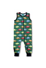 Naperonuttu Naperonuttu - playsuit, groen, auto's (0-2j)