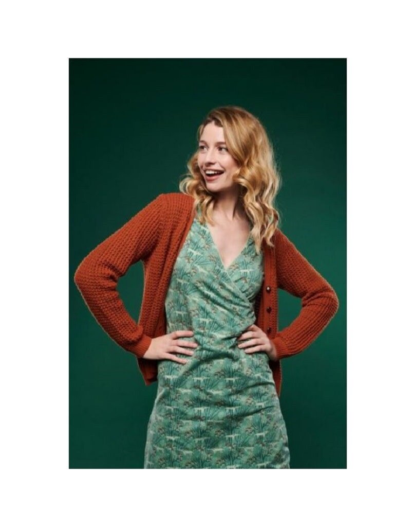 Lily Balou Lily Balou -  Woman Freya Wrap Dress, Wolves green