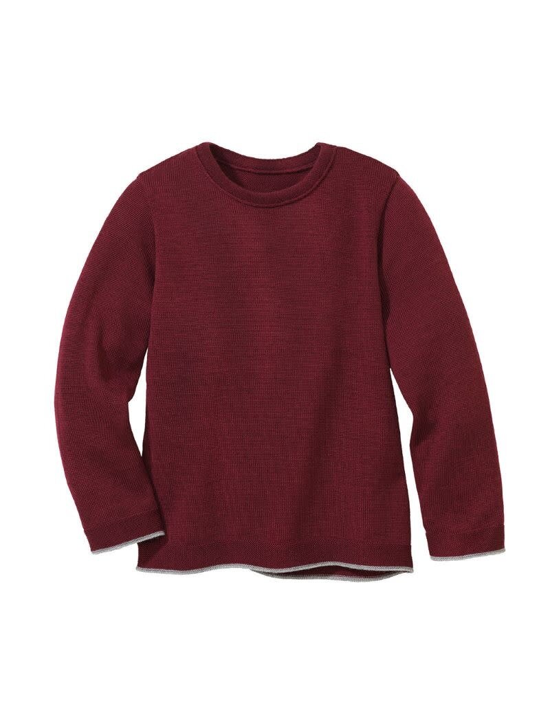 Disana Disana - Knitted jumper, Cassis (3-16j)