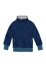 Disana Disana - Half-zip Sweater, Navy (3-16j)
