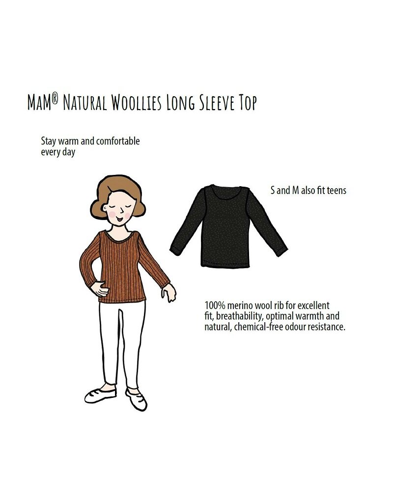 MaM MaM - Long sleeve top, Polar Winter