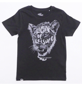 Lion of Leisure T-shirt, anthracite (3-16j)
