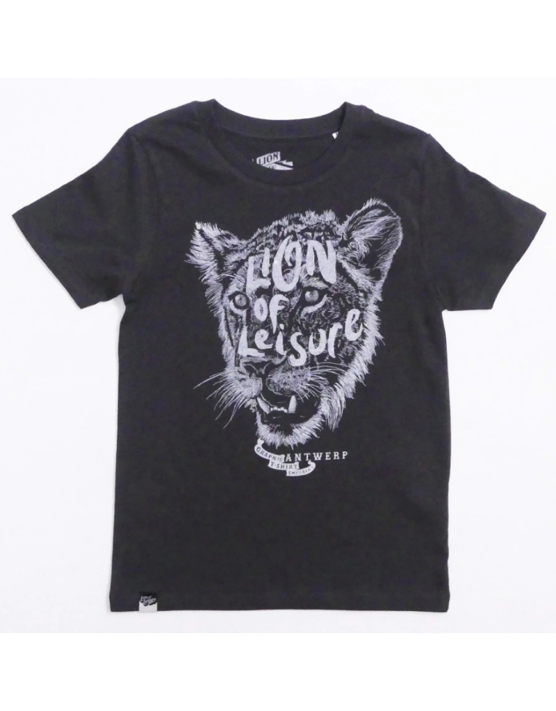 Lion of Leisure Lion of Leisure - T-shirt, Lion logo, anthracite (3-16j)