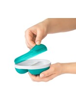 Oxo Tot Oxo tot - Divided Feeding Dish with removable ring, teal