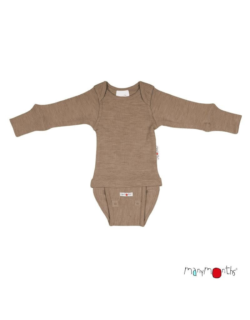 ManyMonths ManyMonths - Body/Shirt Long Sleeve, Nutty Granola (0-2j)