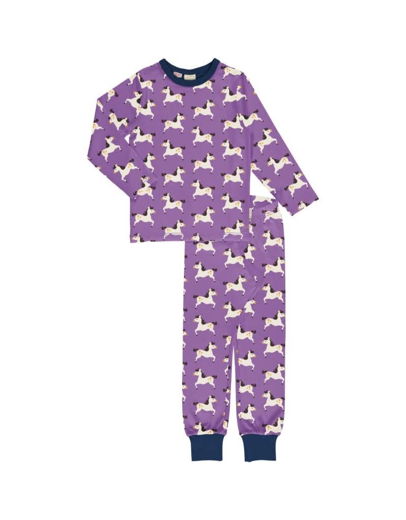 Maxomorra Maxomorra - Pyjama Set LS, Horse (0-2j)