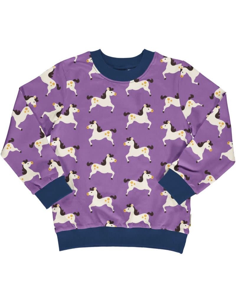 Maxomorra Maxomorra - Sweater Lined, Horse (3-10j)