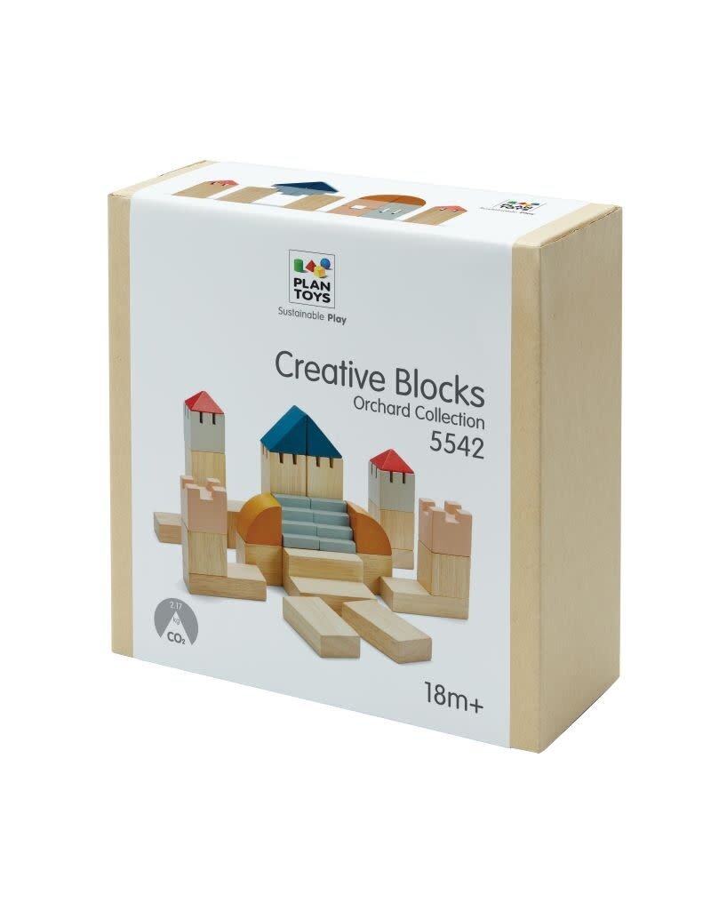 PlanToys Plan Toys - Creative Blocks, Orchard collection