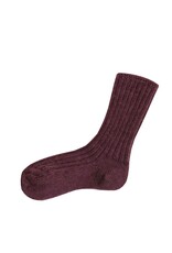 Joha Joha - Wool sock, aubergine (0-2j)