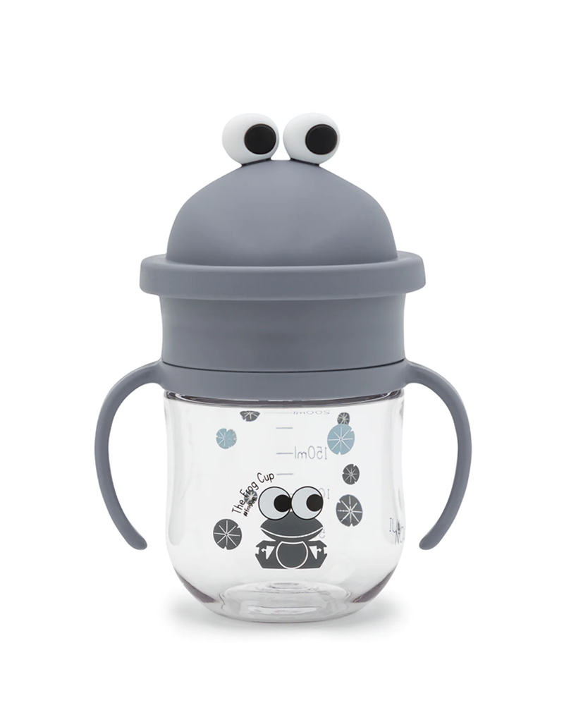 Noui Noui Noui Noui - 360° oefendrinkbeker, The frog cup, Dusty Blue