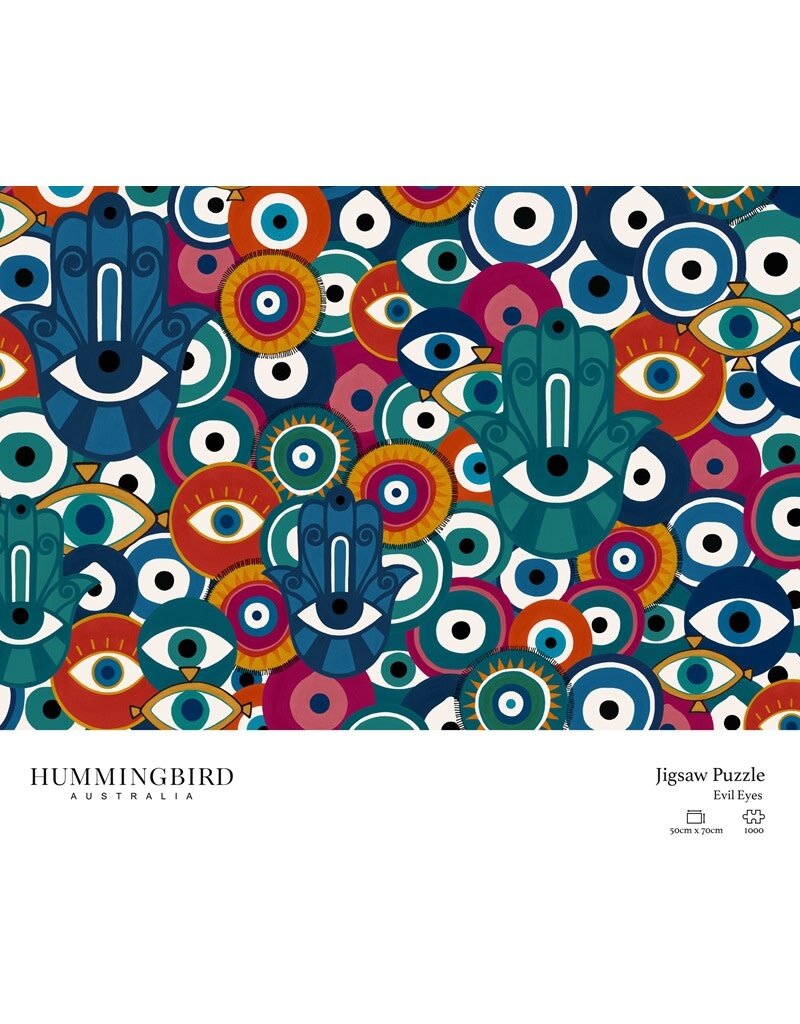 Hummingbird Hummingbird - Puzzle, Evil eyes, 1000 stukken