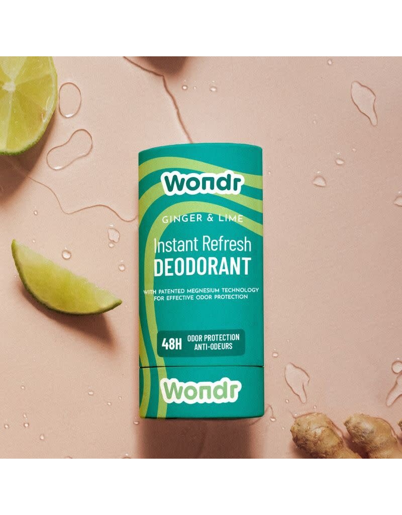 Wondr Wondr - Instant refresh deodorant, Ginger & Lime