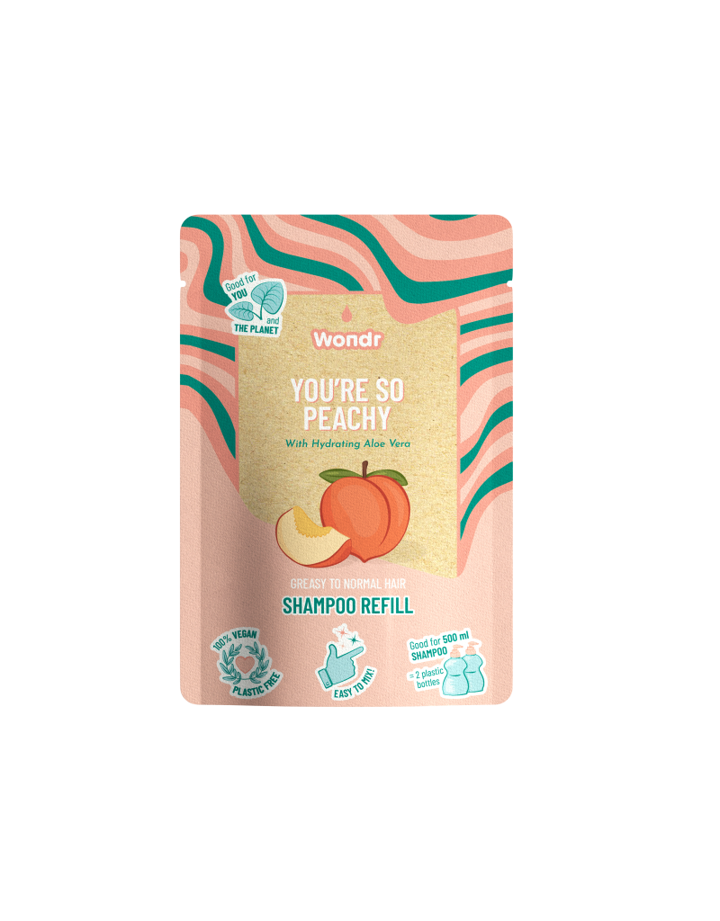 Wondr Wondr - Liquids Shampoo refill, Peach