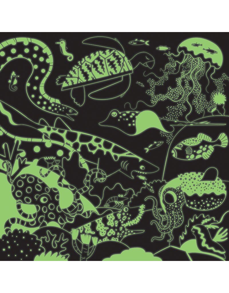 Mudpuppy Mudpuppy - Glow in the dark puzzle, Ocean illuminated, 500 stukken