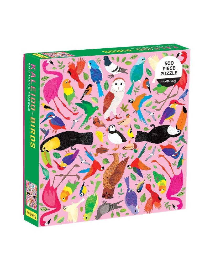 Mudpuppy Mudpuppy - Family puzzle, Kaleido Birds, 500 stukken