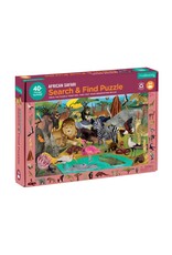 Mudpuppy Mudpuppy - Search & Find puzzle, African safari, 64 stukken