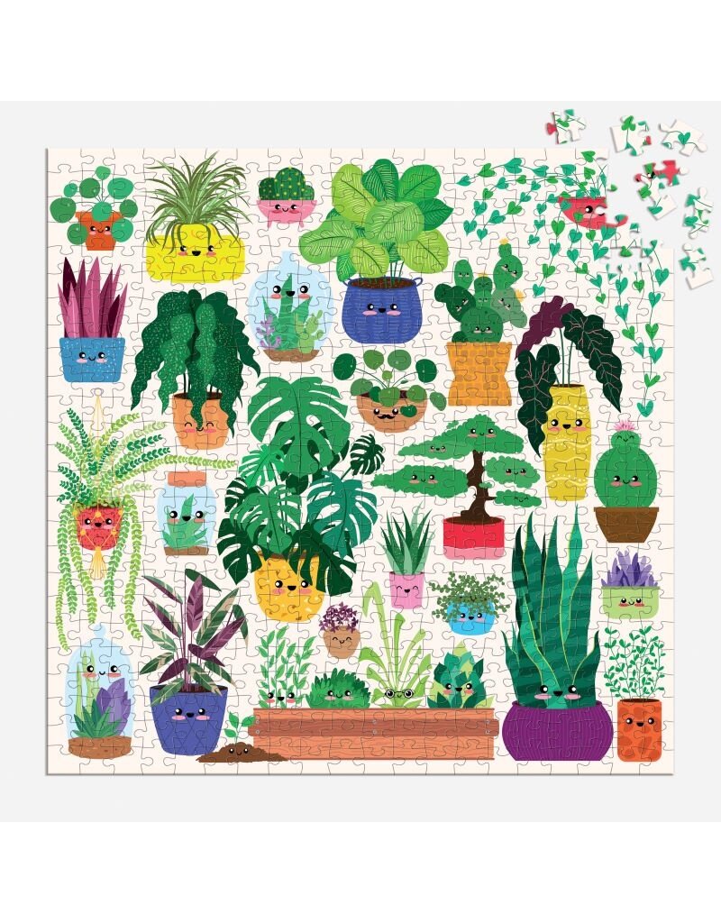 Mudpuppy Mudpuppy - Family puzzle, Happy Plants, 500 stukken