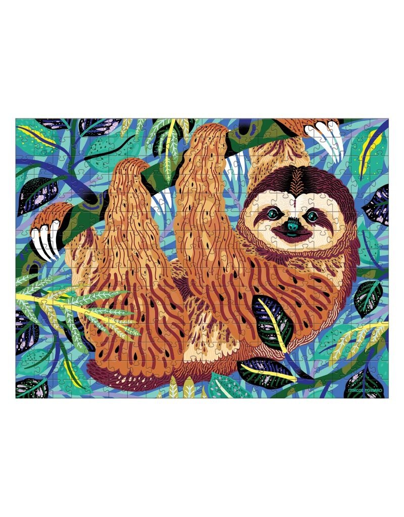 Mudpuppy Mudpuppy - Endangered species puzzle, Pygmy Sloth, 300 stukken