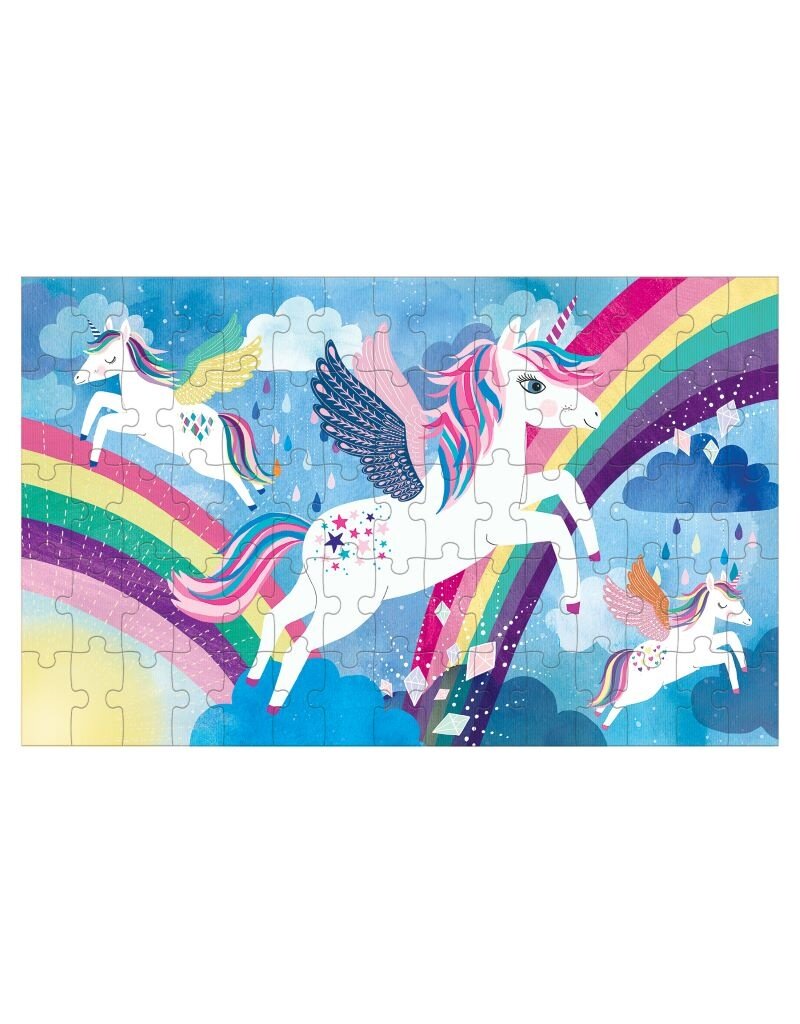 Mudpuppy Mudpuppy - Lenticular Puzzle, Unicorn Magic, 75 stukken