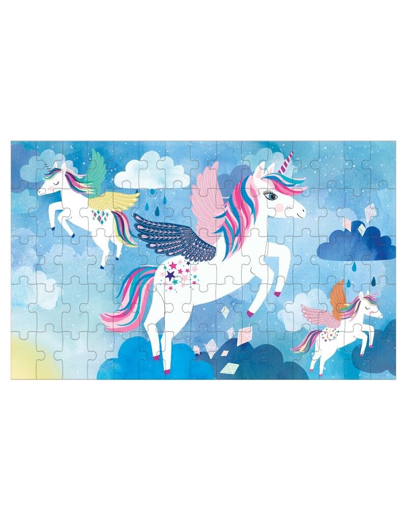 Mudpuppy Mudpuppy - Lenticular Puzzle, Unicorn Magic, 75 stukken