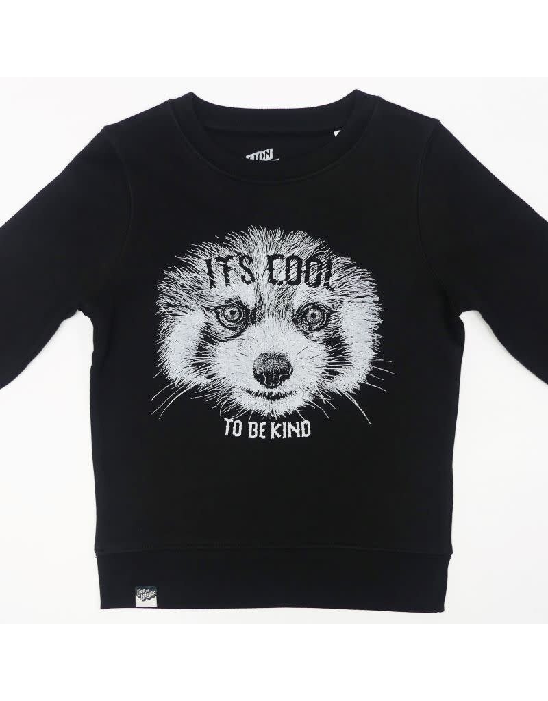 Lion of Leisure Lion of Leisure - Sweater, Red Panda, black (3-16j)