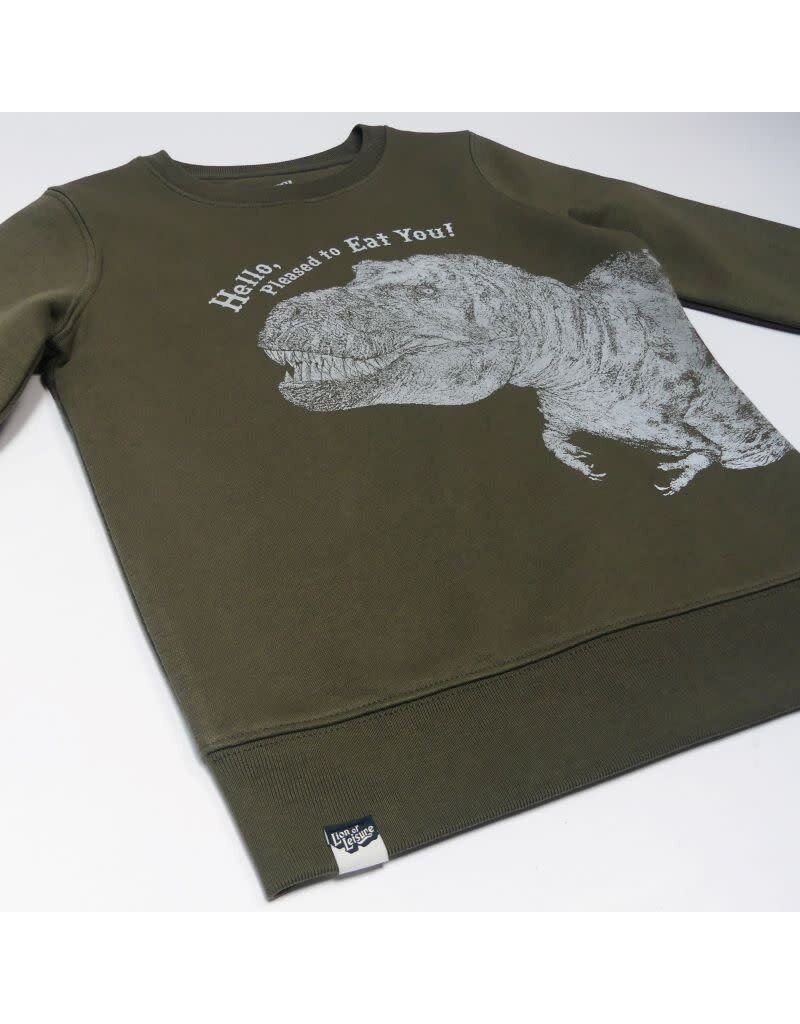 Lion of Leisure Lion of Leisure - Sweater, Dino, khaki (3-16j)