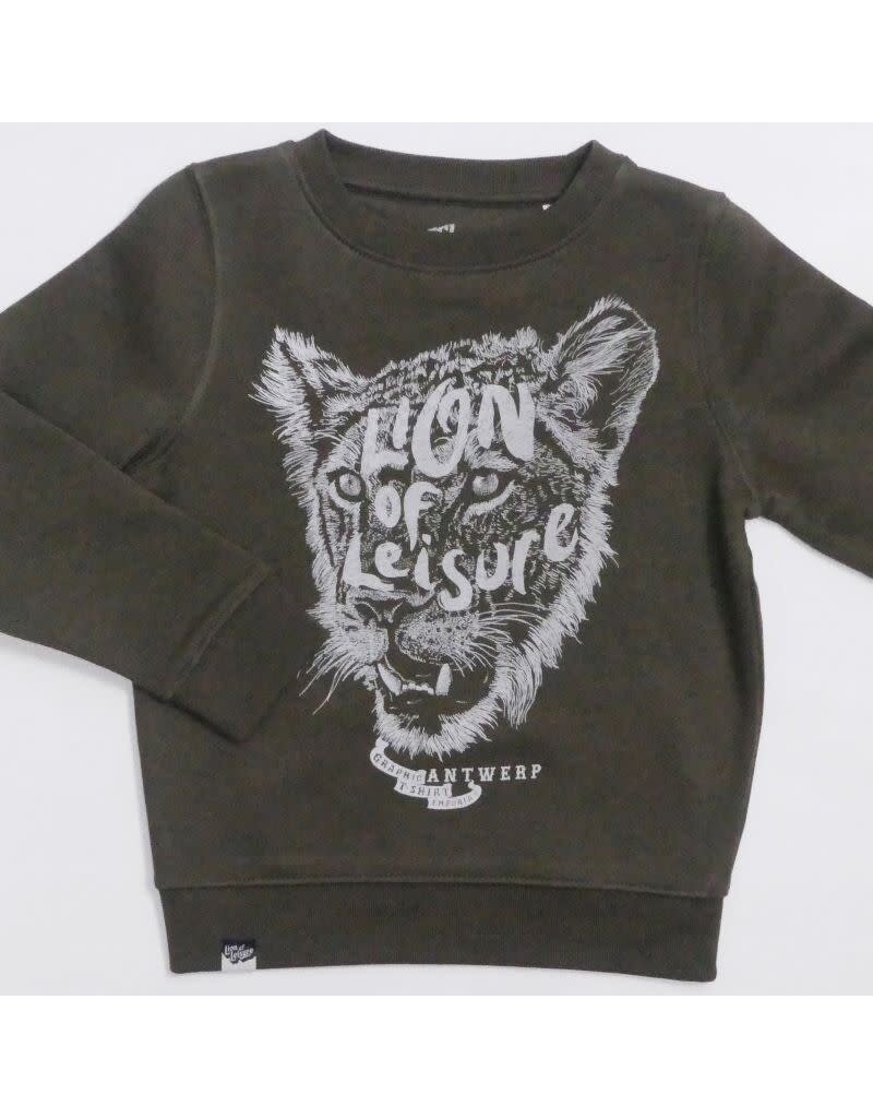 Lion of Leisure Lion of Leisure - Sweater, Lion Logo, khaki (3-16j)