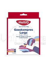 HeltiQ - Kraampakket Gaaskompres, 10x10cm, 10 stuks