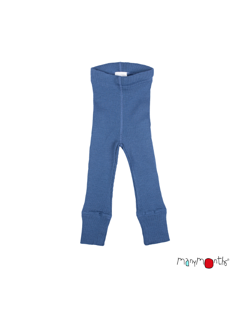 ManyMonths ManyMonths - legging, unisex, wol, cosmos blue (3-16j)